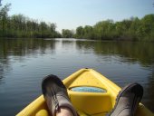 Sortie avec ma banane sur la rivière des Outaouais