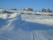 Sur la rivière Koksoak - février